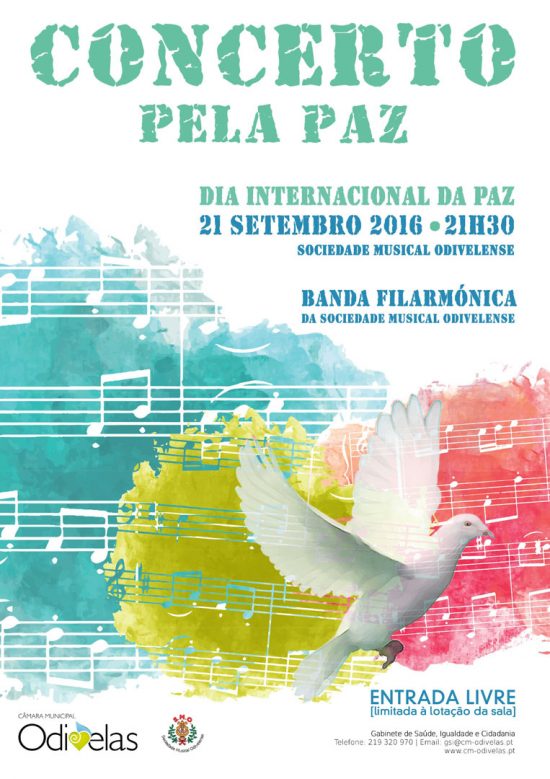 Cartaz Concerto Pela Paz