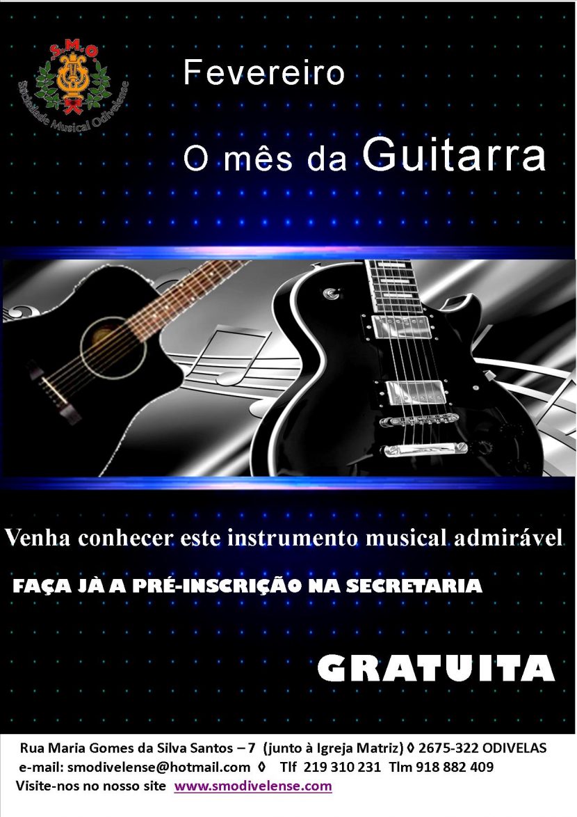 SMO - Cartaz Guitarra 2018