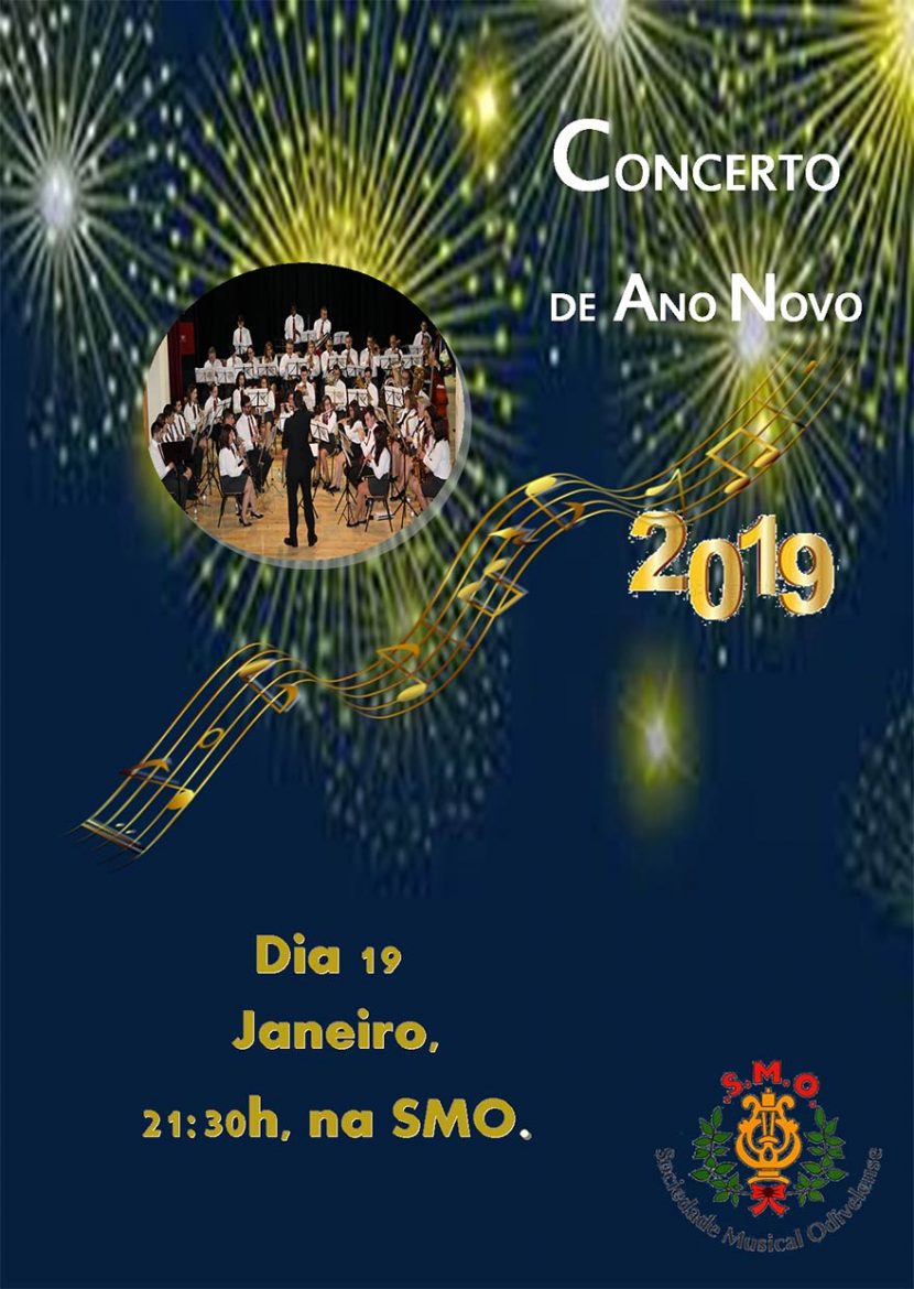 Cartaz Concerto Ano Novo Banda