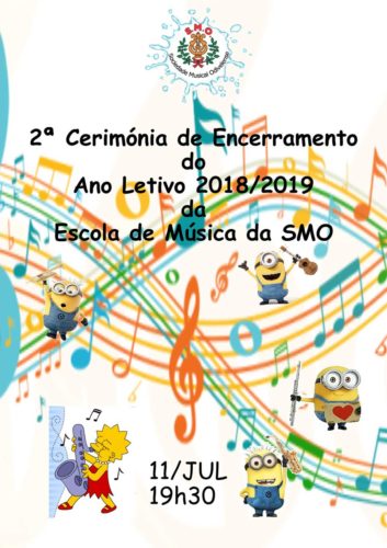Cartaz 2ª Cerimonia Encerramento Ano Lectivo 2018/2019