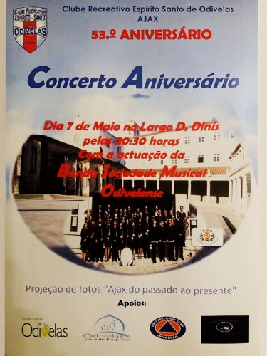 Cartaz Concerto AJAX 7 Maio