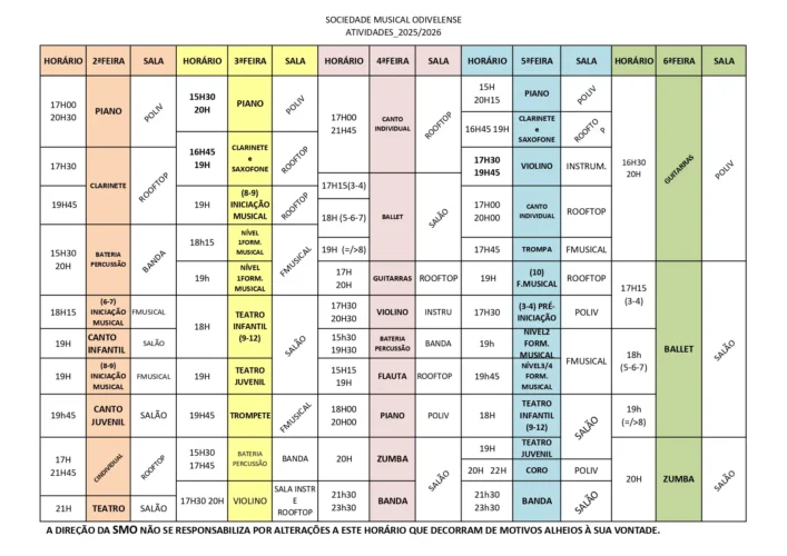 Horario Aulas SMO 2025 2026